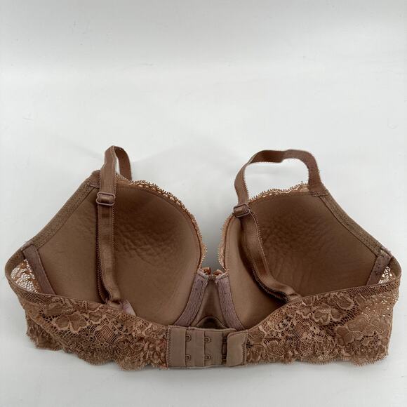 Victoria's Secret Smooth & Lace Dream Angels Lightly Lined Demi Bra Bow Tan 34D - Picture 6 of 6
